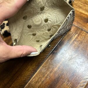 Upcycled LV Wristlet